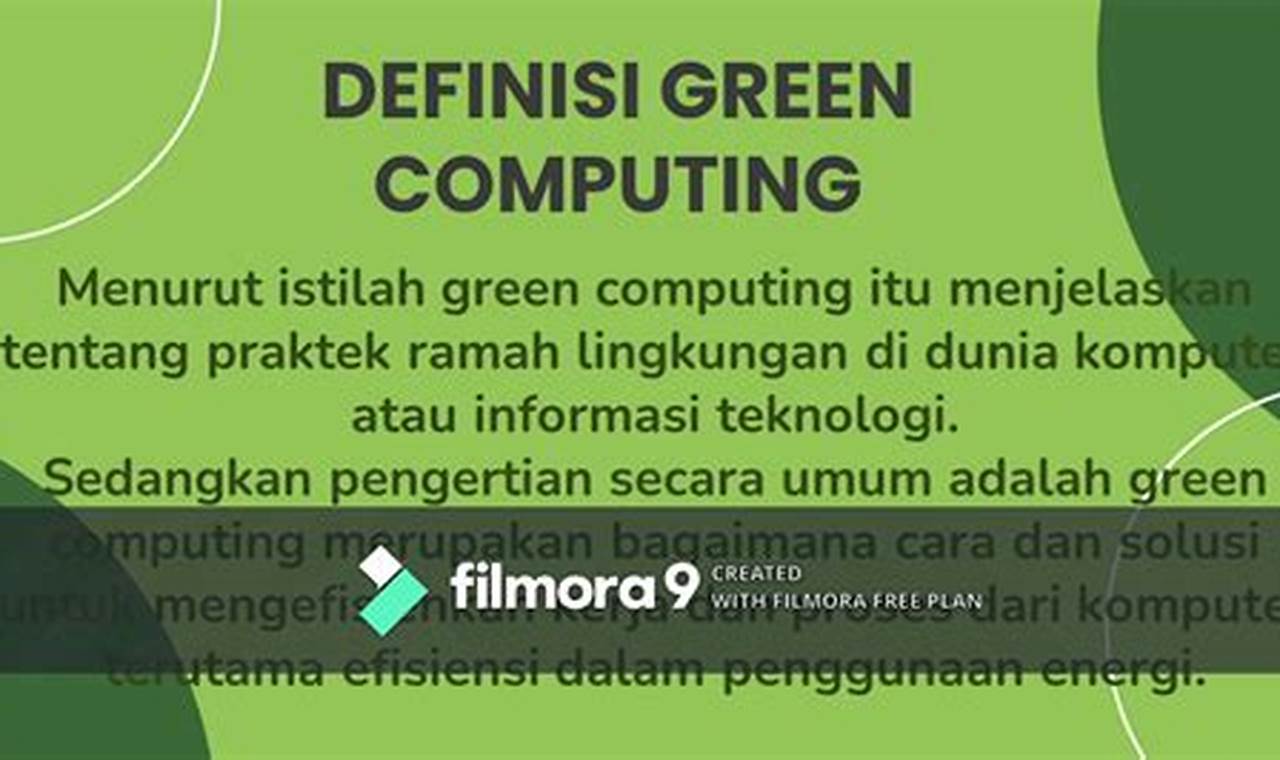7 rekomendasi apa itu green computing