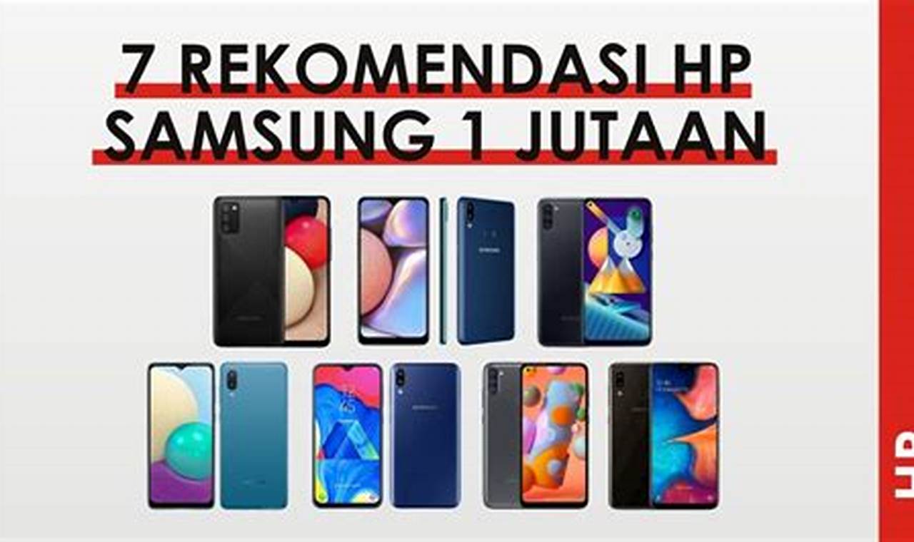 7 rekomendasi hp harga 1 jutaan terbaik 2021