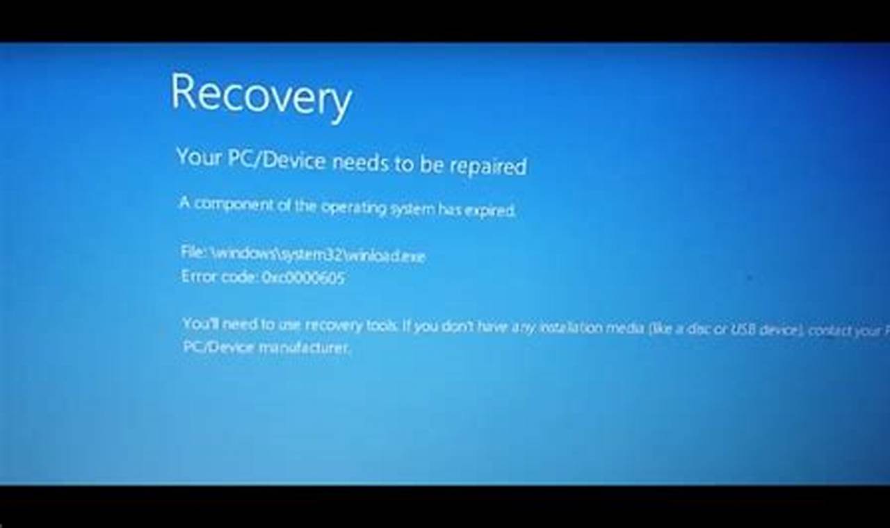 7 rekomendasi komputer recovery error