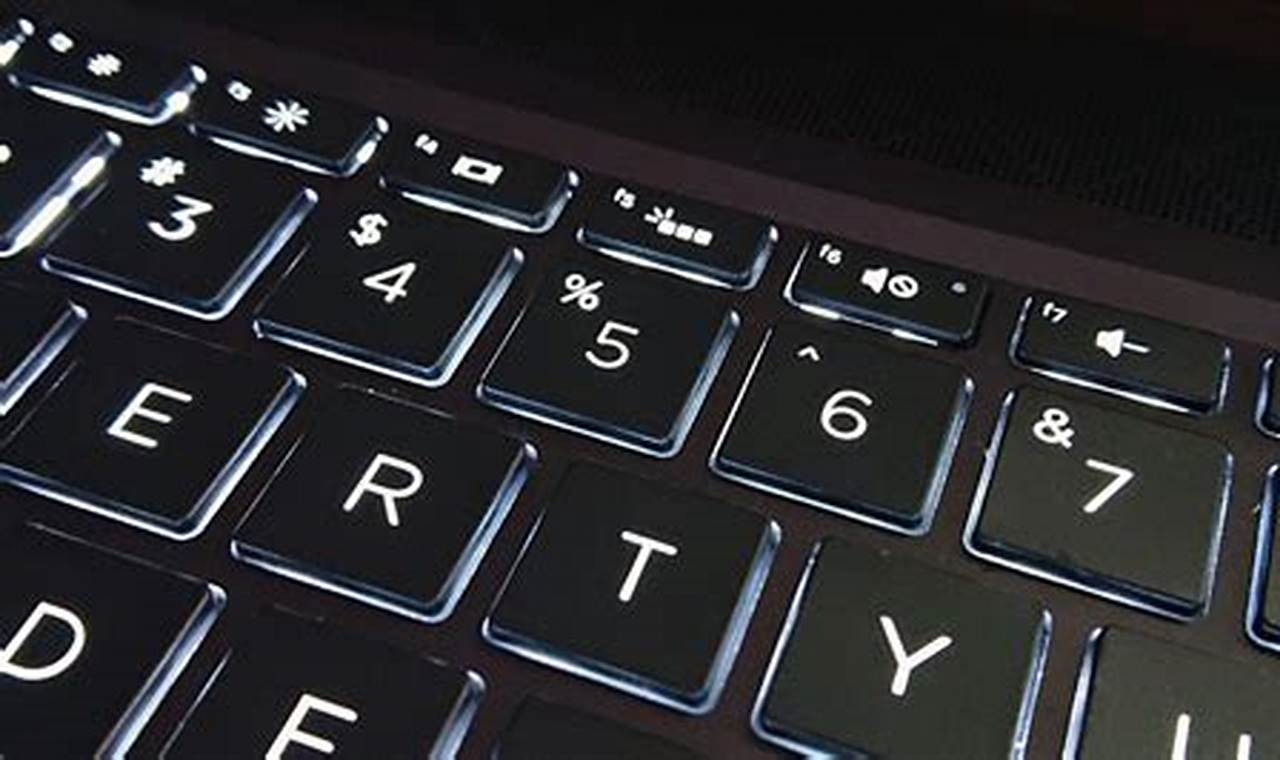 7 rekomendasi laptop backlit keyboard shortcut