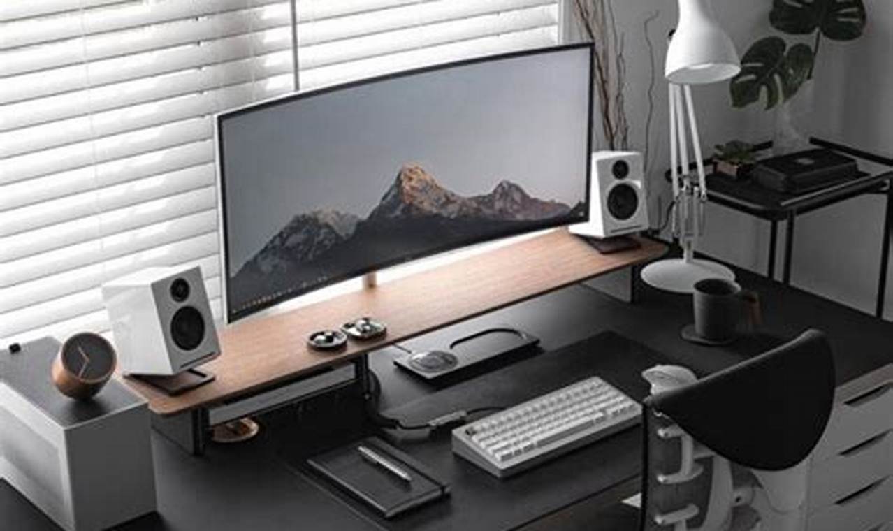 7 rekomendasi laptop desk setup