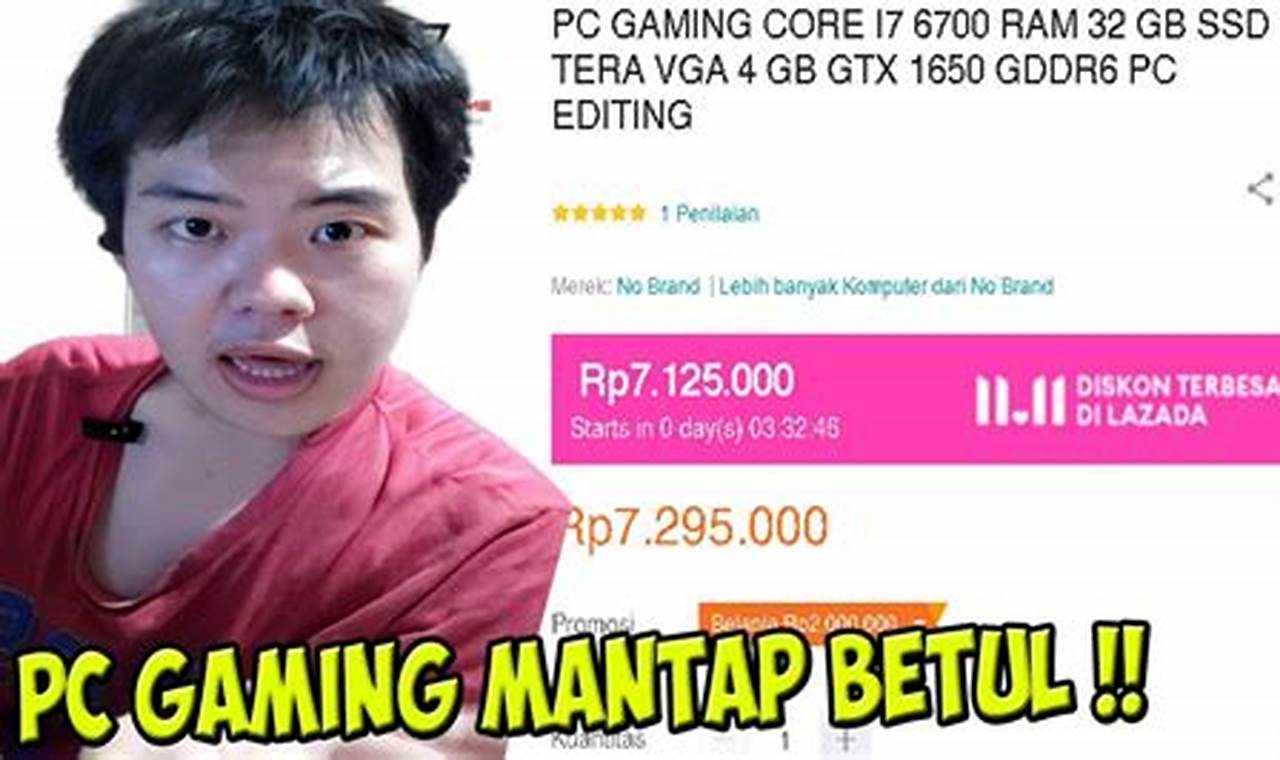 7 rekomendasi pc gaming dan editing