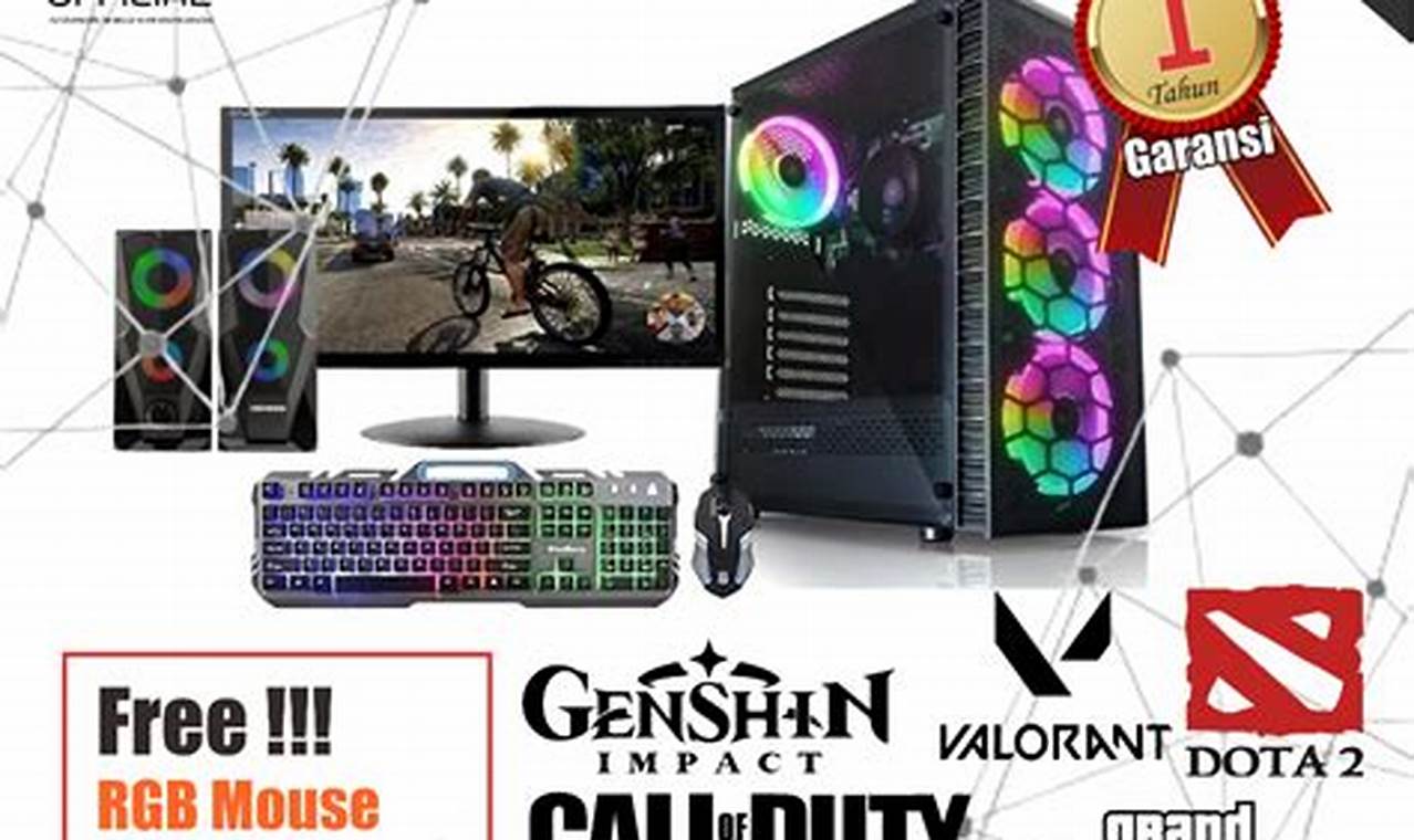 7 rekomendasi pc gaming rakitan fullset