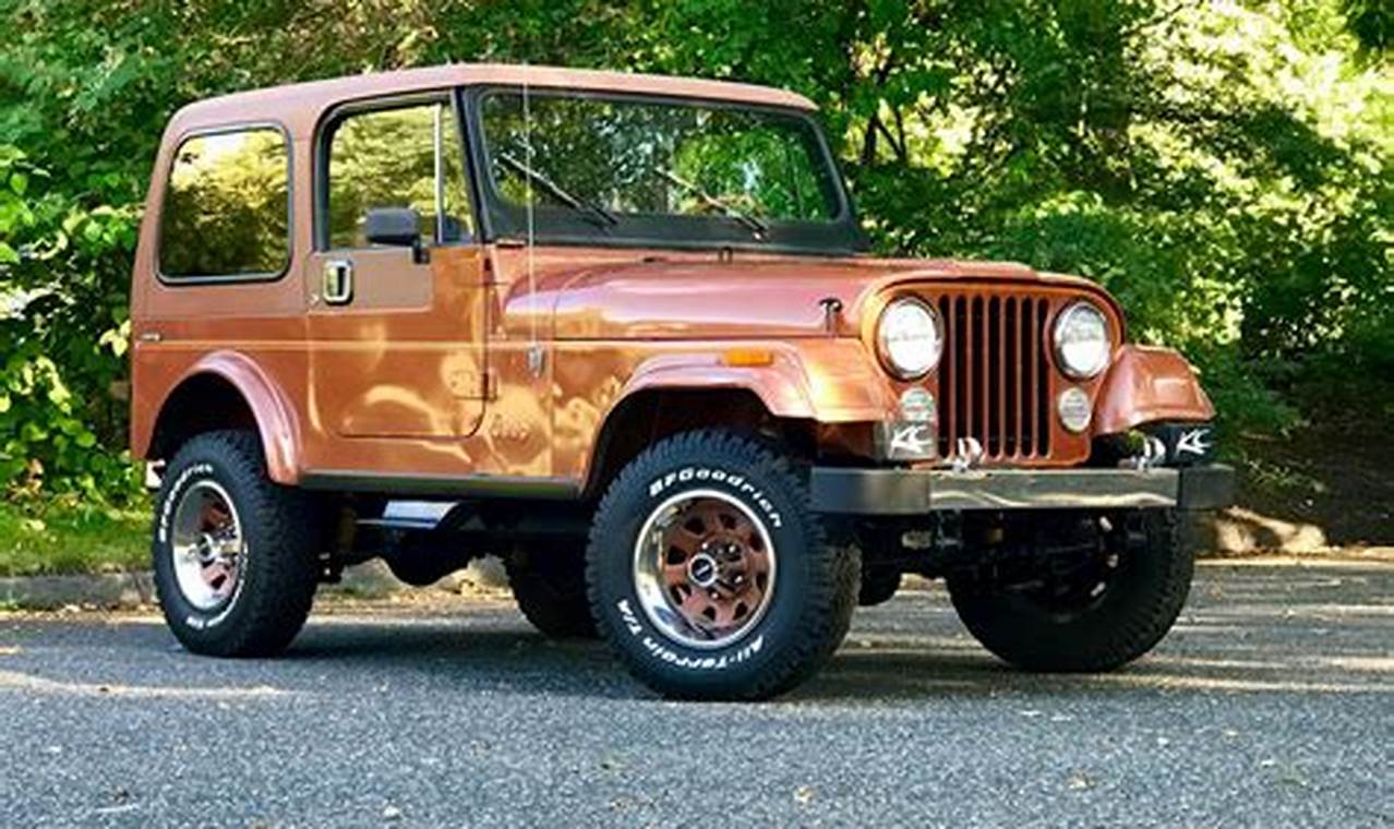 83 jeep cj7 for sale