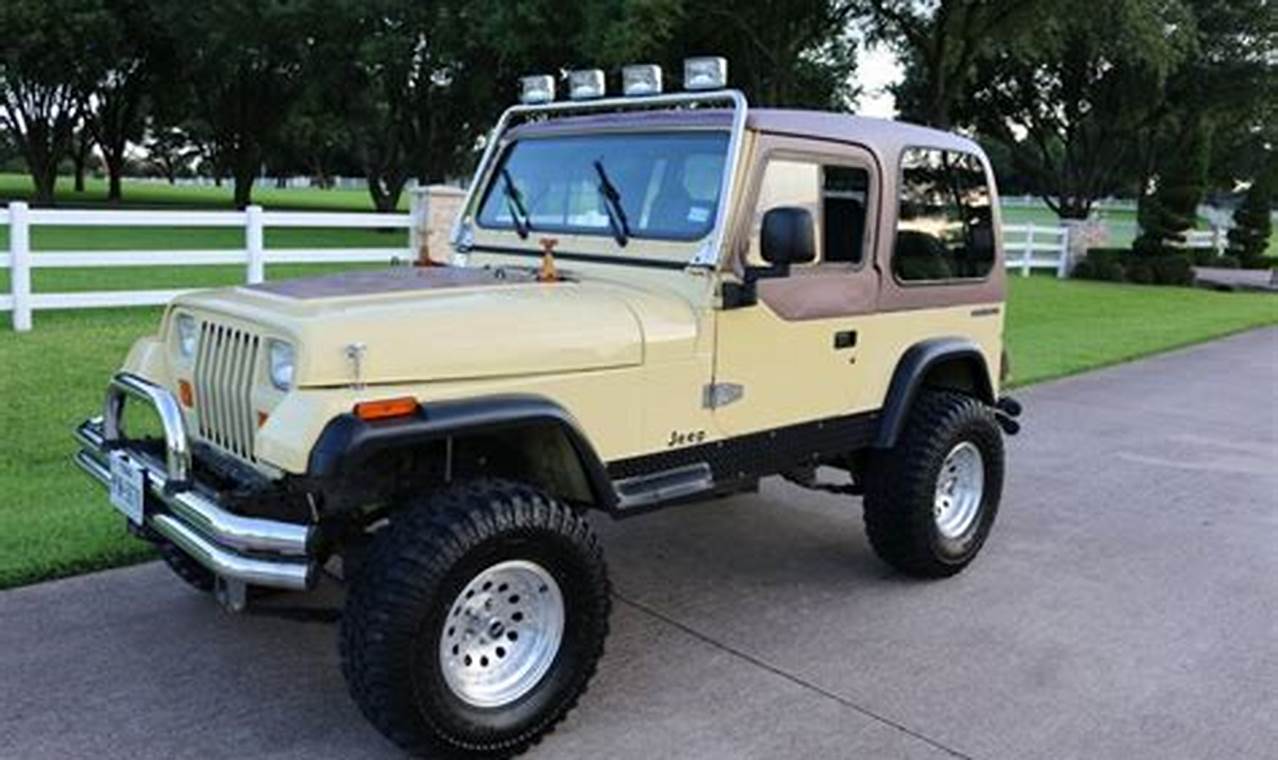 88 jeep wrangler for sale