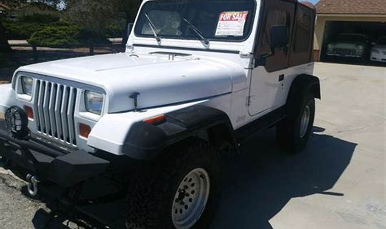 91 jeep for sale