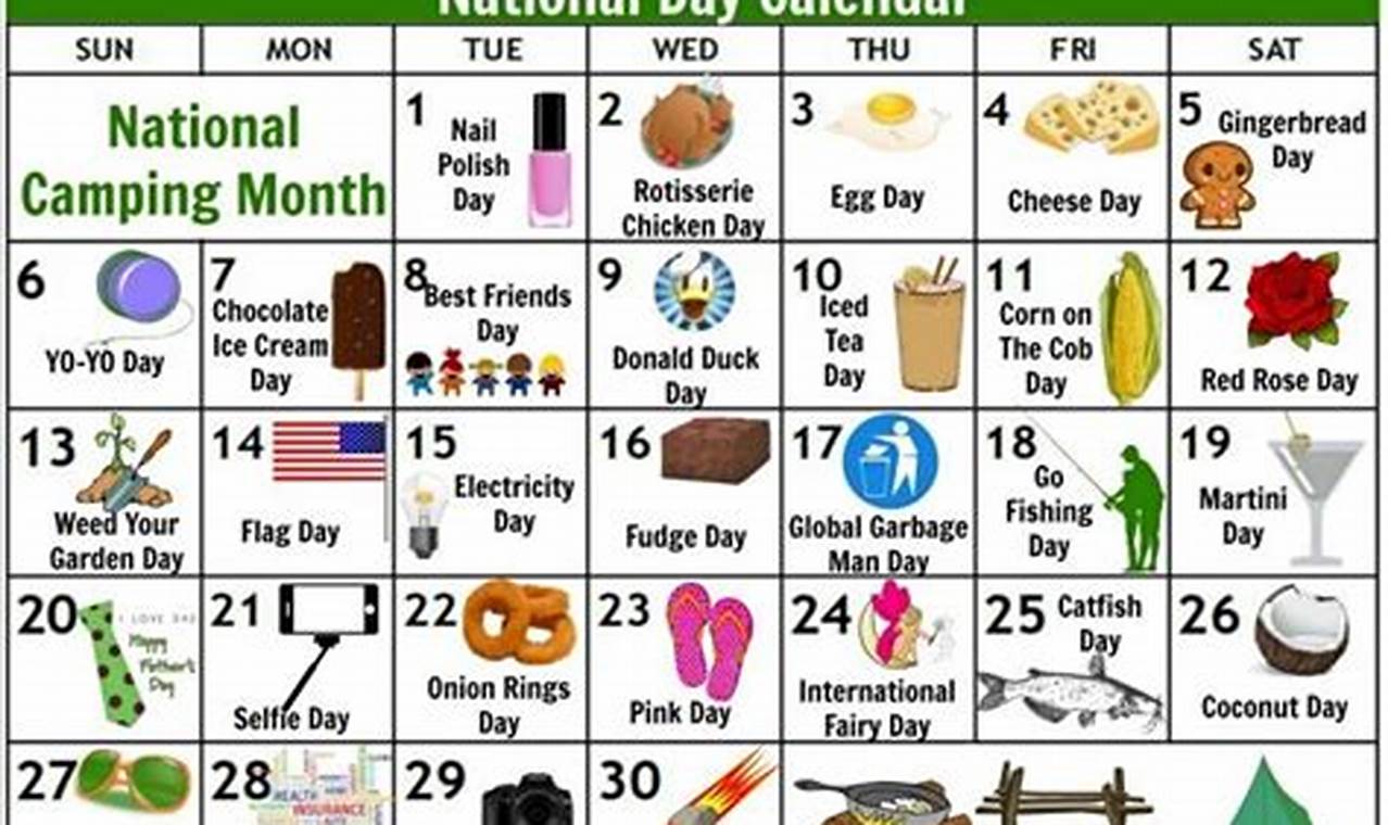 A Calendar Of National Days