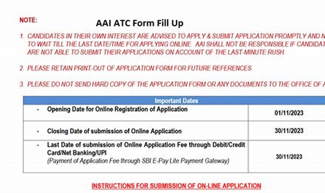 Aai Atc Form 2024