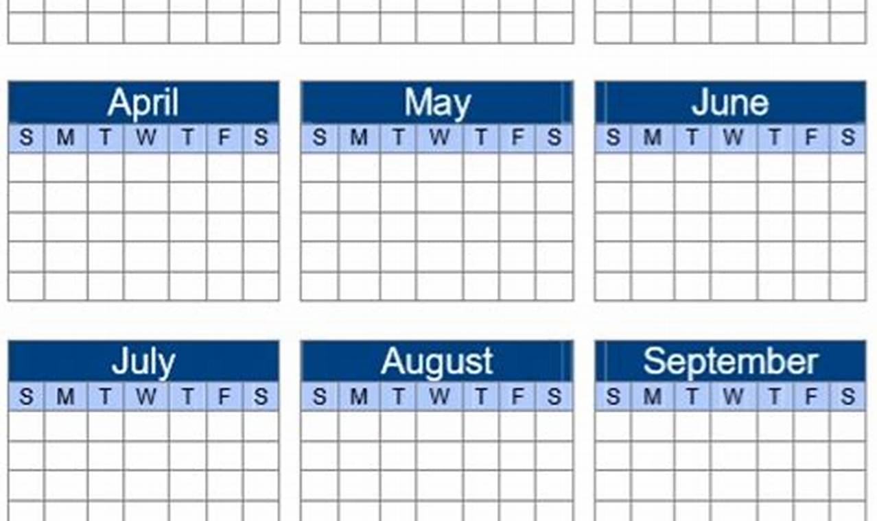 Academic Calendar Planner Template