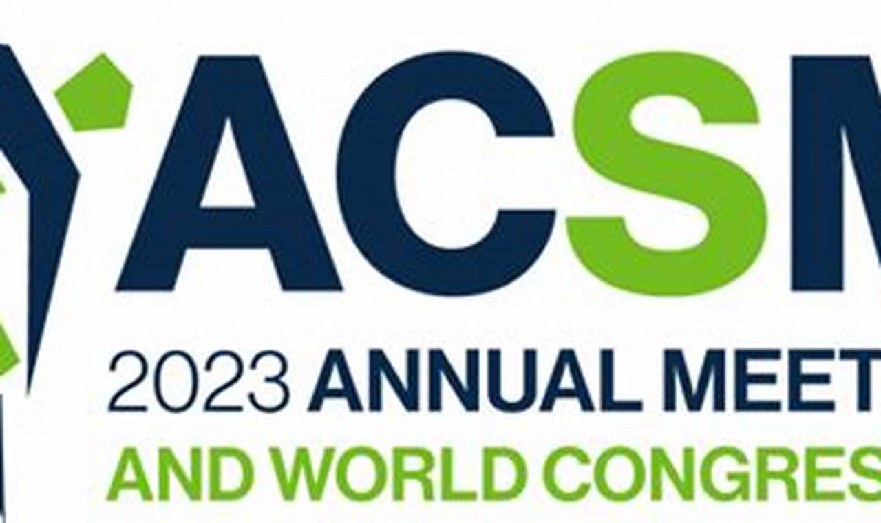 Acsm Conference 2024