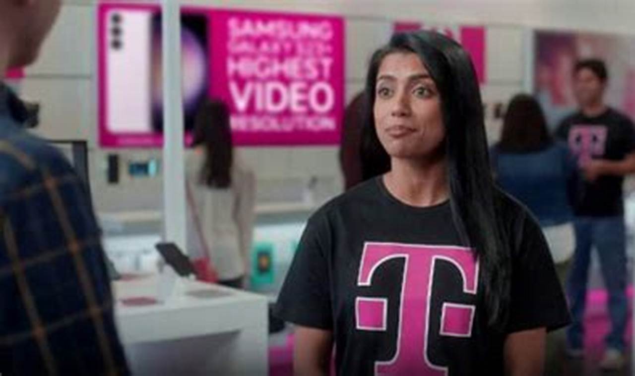 Actress In T-Mobile Commercial 2024