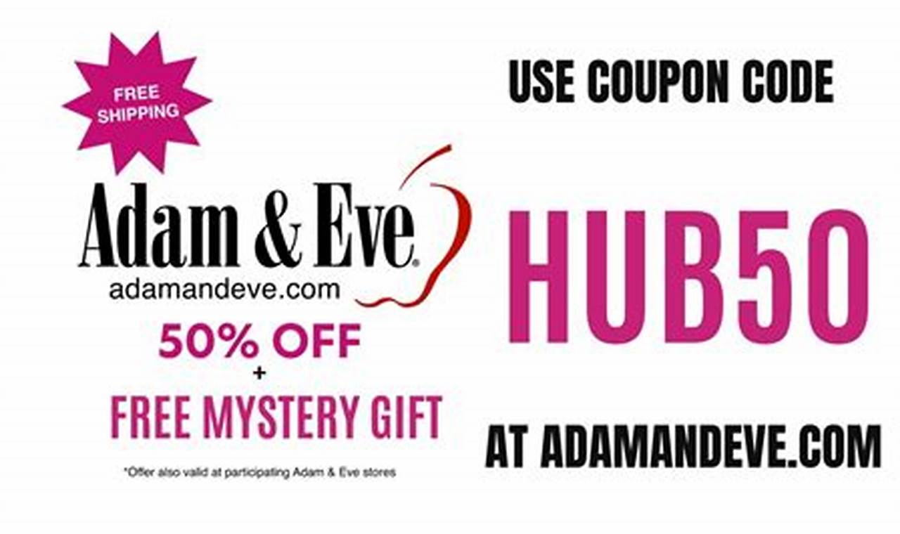 Adam And Eve Discount Codes 2024