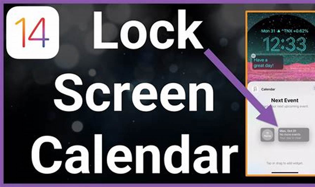 Add Calendar To Iphone Lock Screen