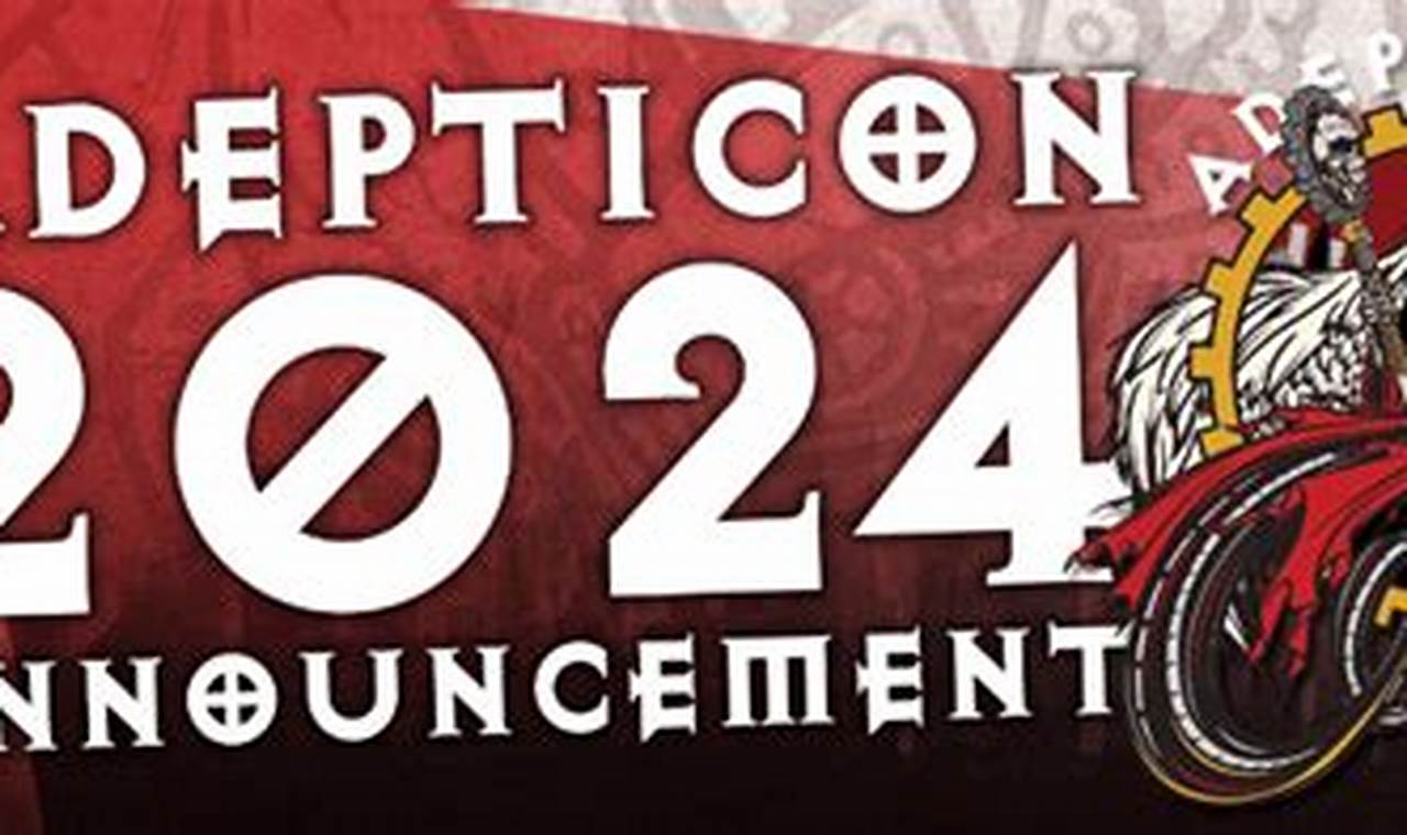 Adepticon 2024 Events Calendar