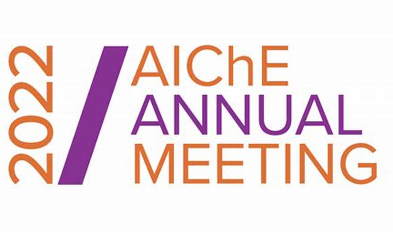Aiche Annual Meeting 2024