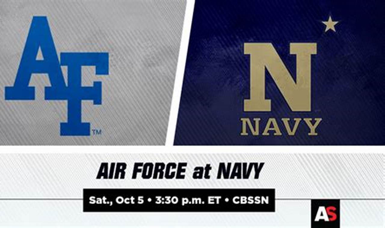 Air Force Vs Navy Game 2024