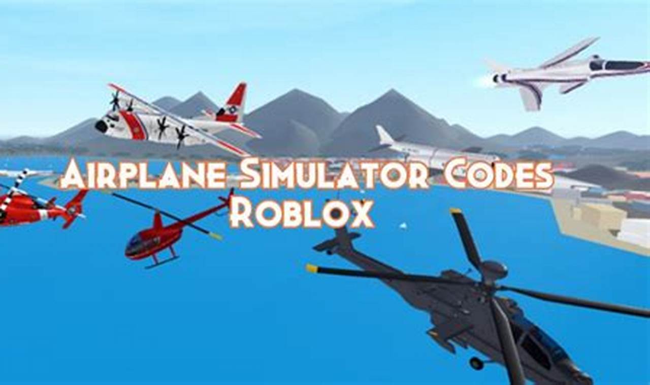 Airplane Simulator Codes Roblox 2024