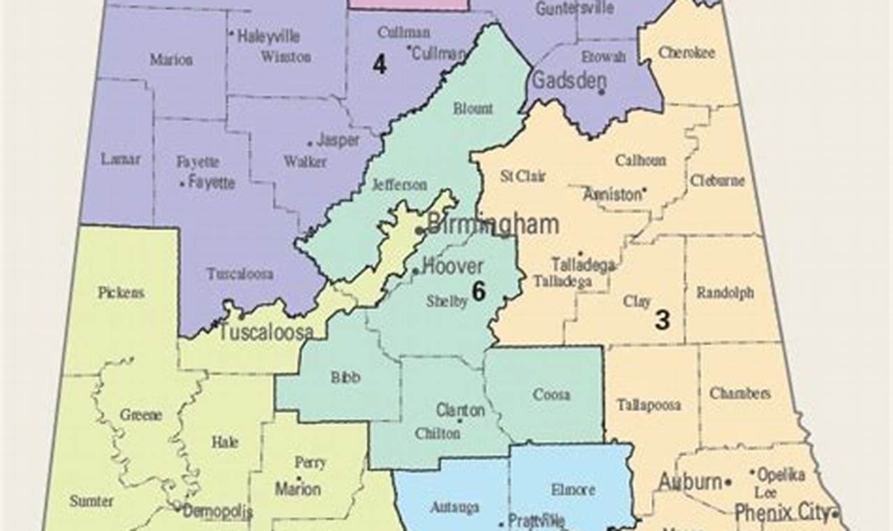 Alabama Voting District By Zip Code
