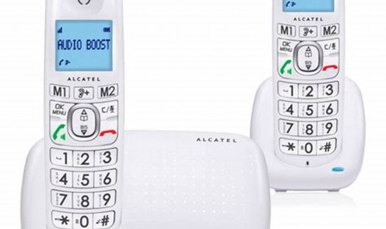 Alcatel Téléphone Fixe Xl 385 Voice Blanc Répondeur