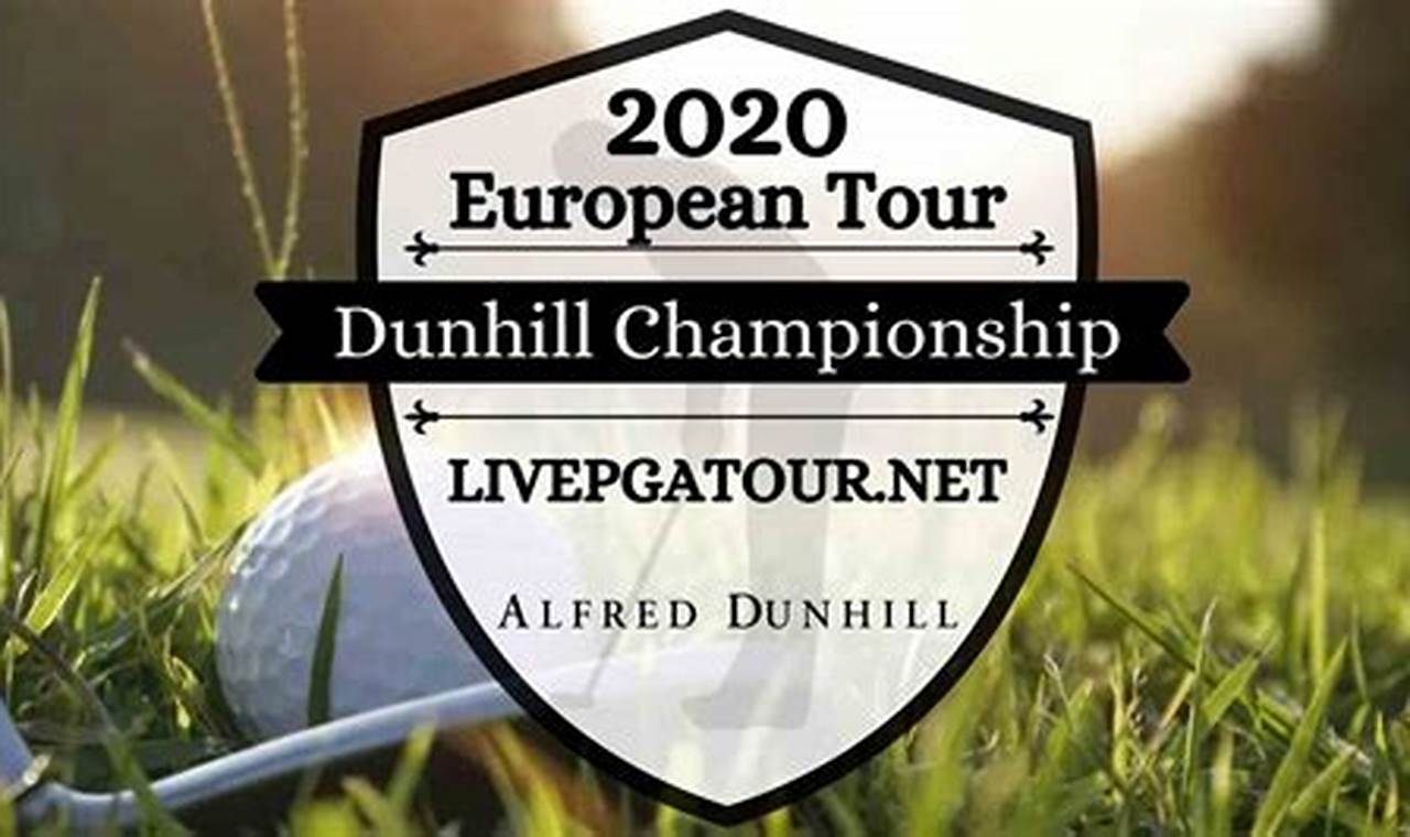 Alfred Dunhill Links Championship 2024 Live