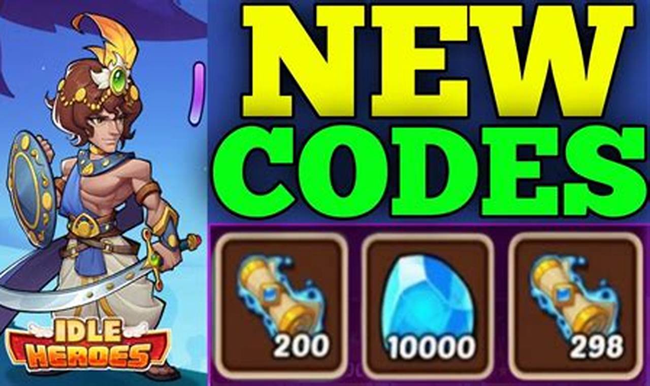 All Codes In Idle Heroes 2024
