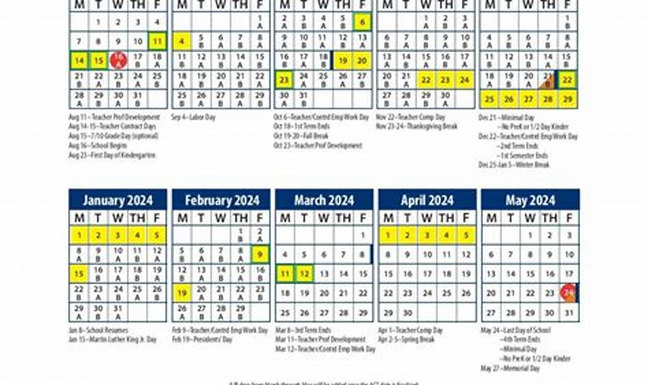 Alpine School District Utah Calendar 2024 24 11