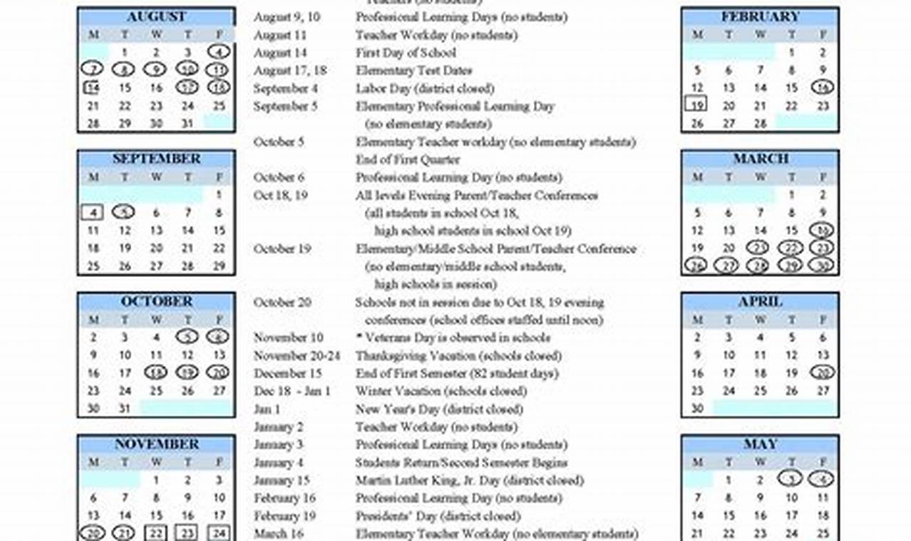 Alta Loma School District Calendar 24-25