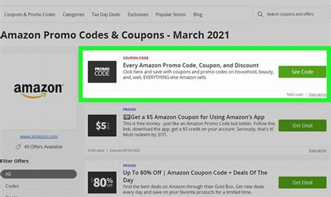 Amazon Free Coupon Code 2024