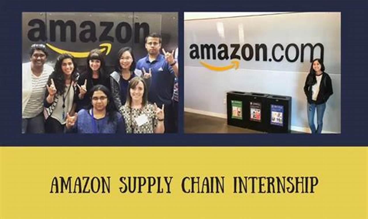Amazon Supply Chain Internship Summer 2024