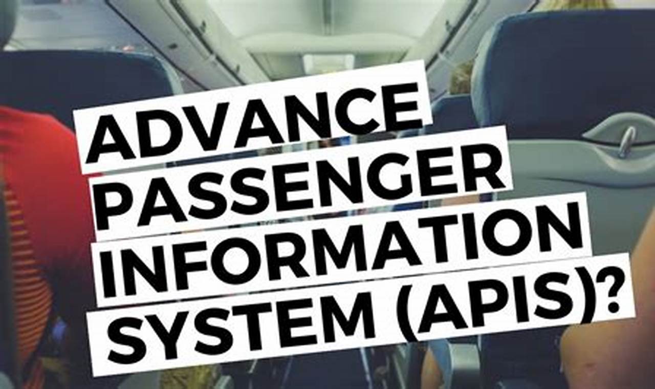 American Airlines Advance Passenger Information