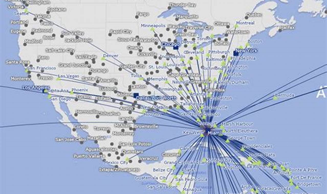 American Airlines New International Routes 2024