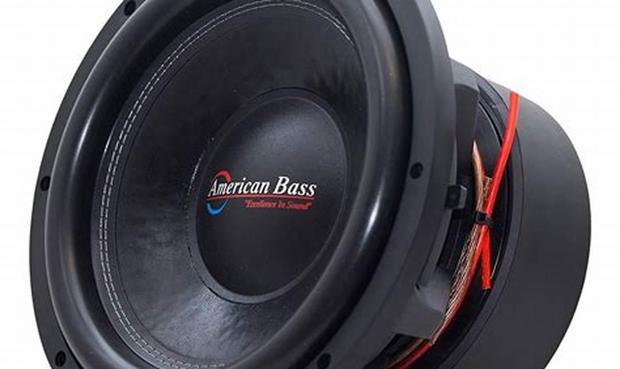 American Bass 15 Inch Subwoofer