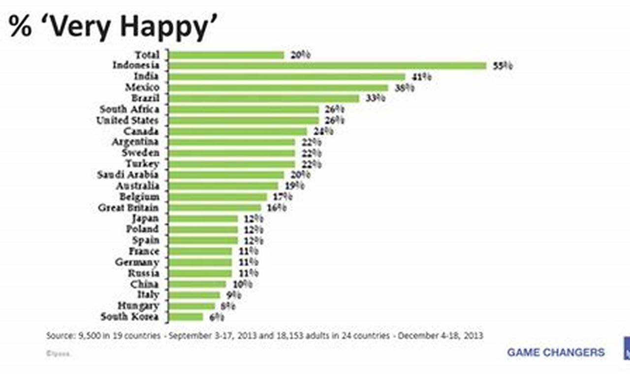 American Happiness Statistics 2024