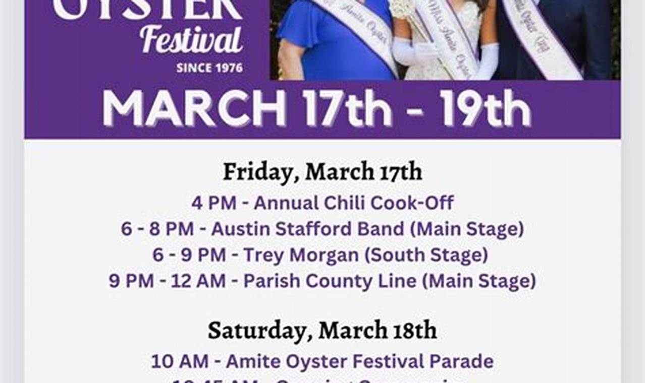 Amite Oyster Festival Parade 2024