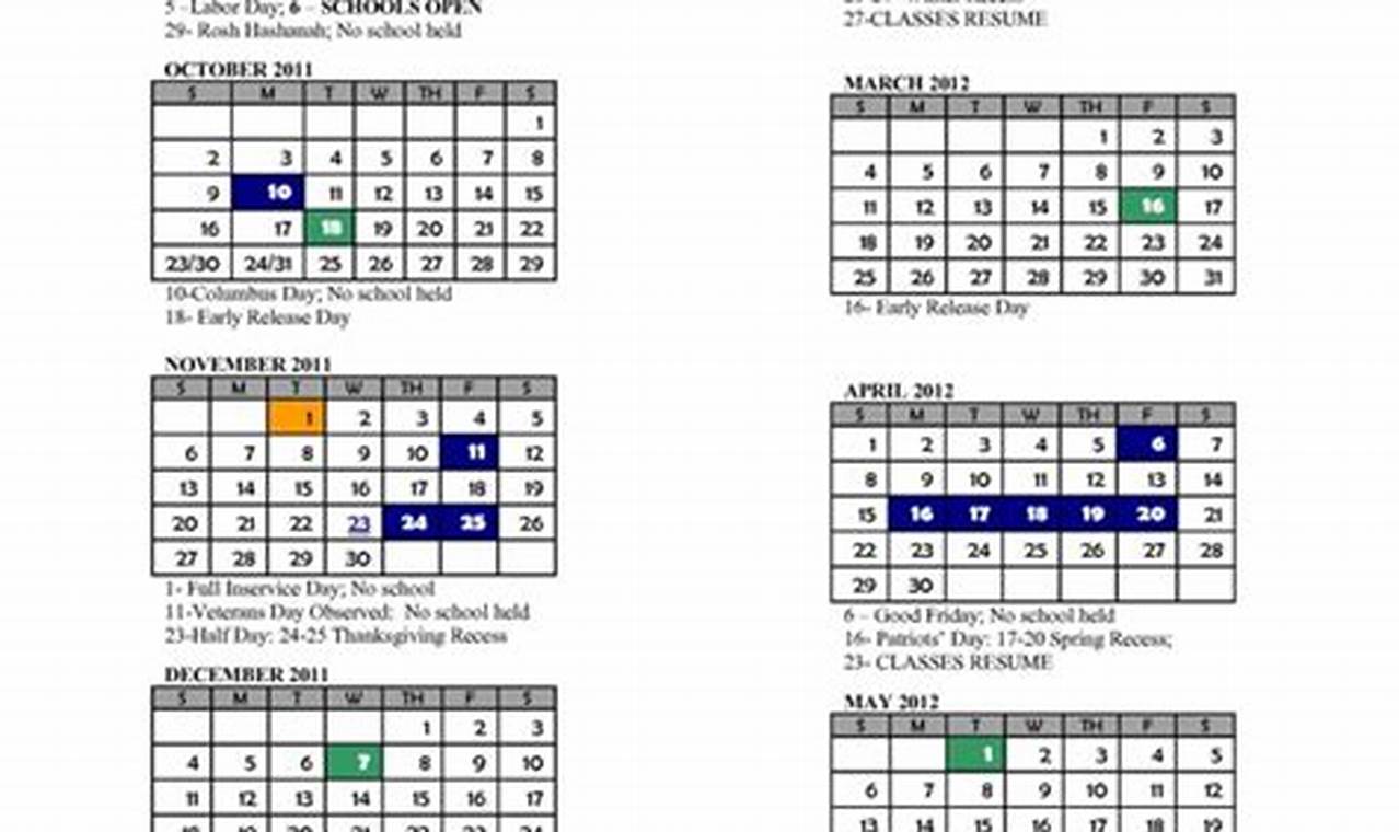 Andover Ma Public Schools Calendar