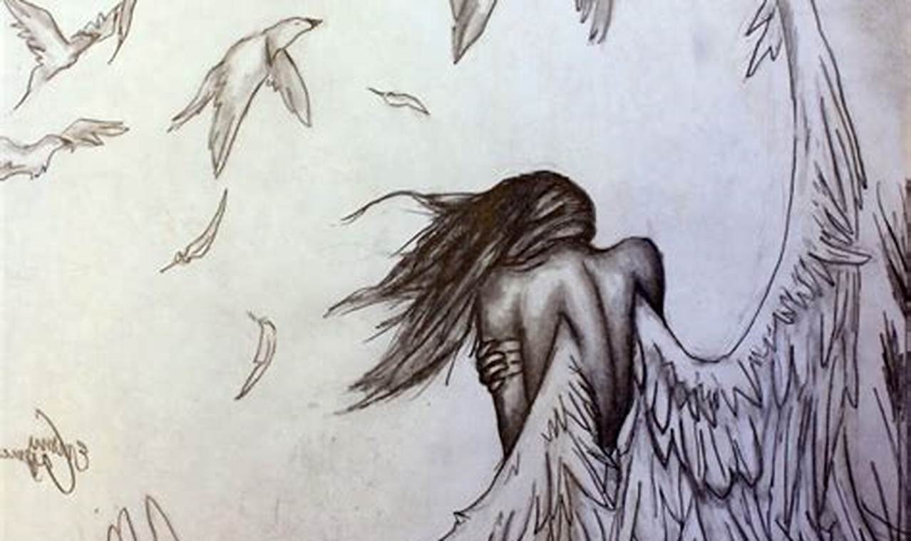 Angel Pencil Drawing: A Beginner's Guide to Creating Heavenly Art