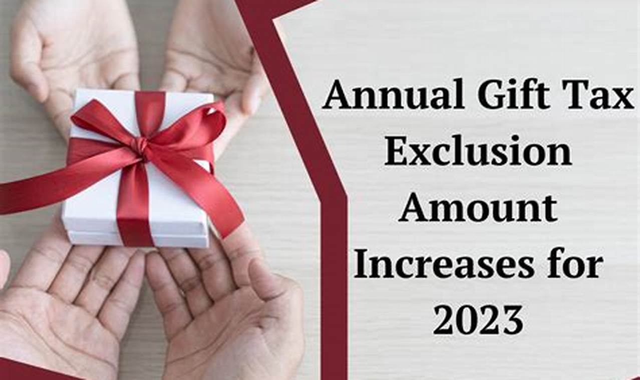 Annual Gift Tax Exclusion For 2024