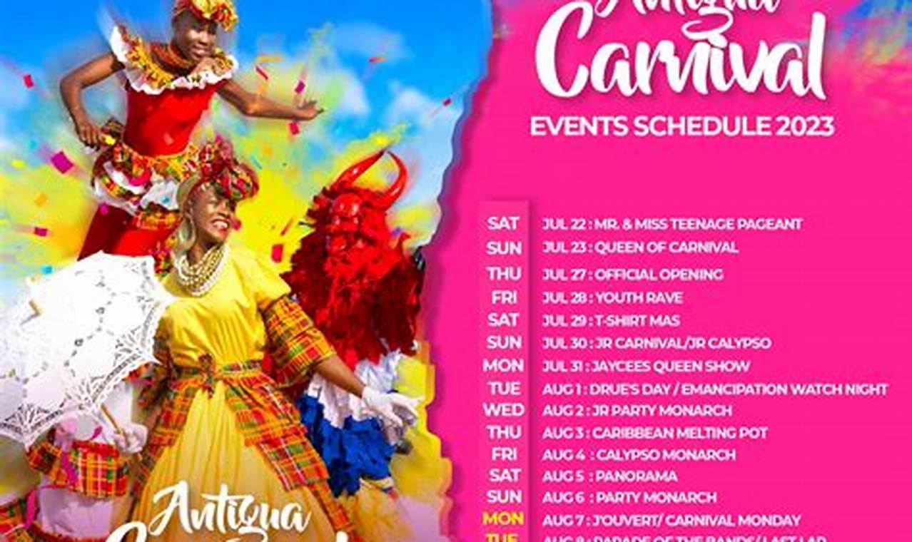 Antigua Carnival 2024 Dates