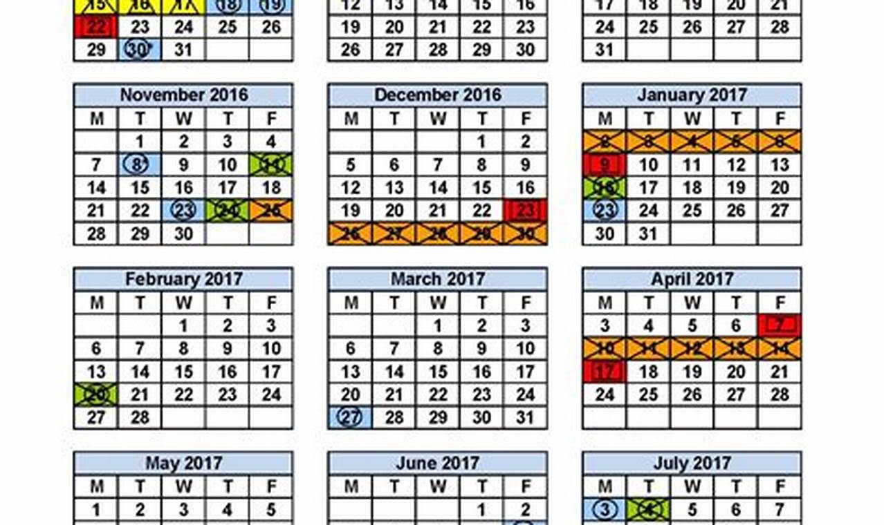 Aos School Calendar 2024-2025