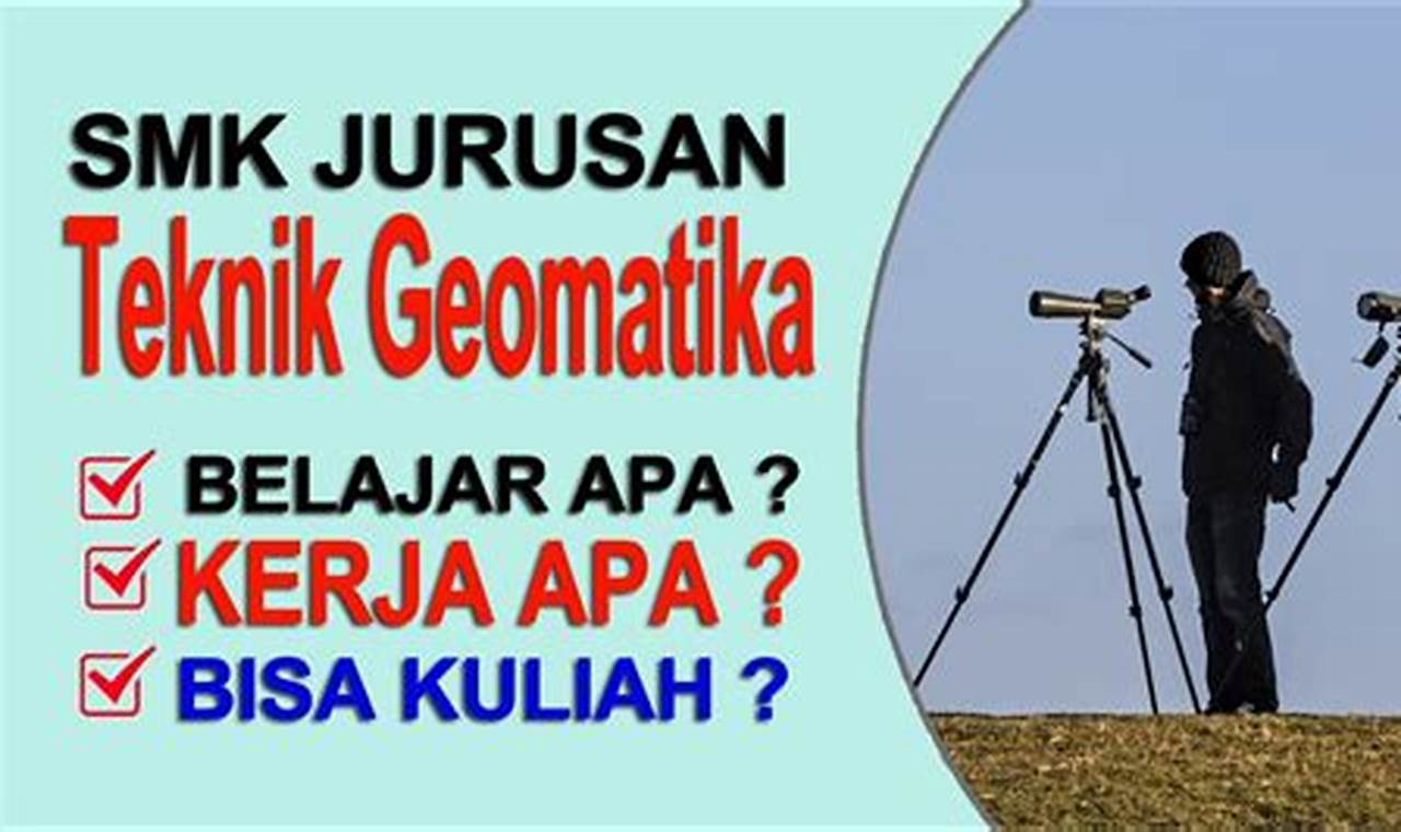 Apa saja Materi Jurusan geomatika