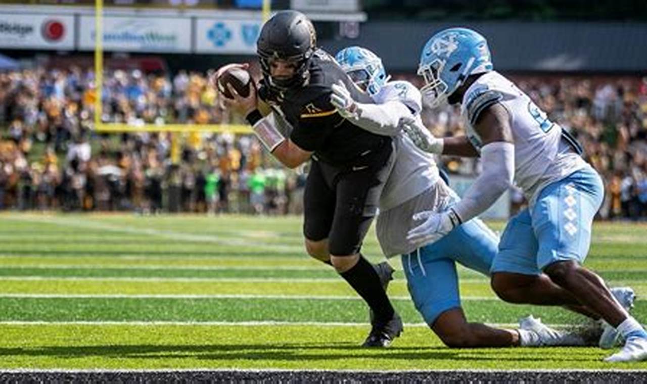 App State Vs Unc 2024