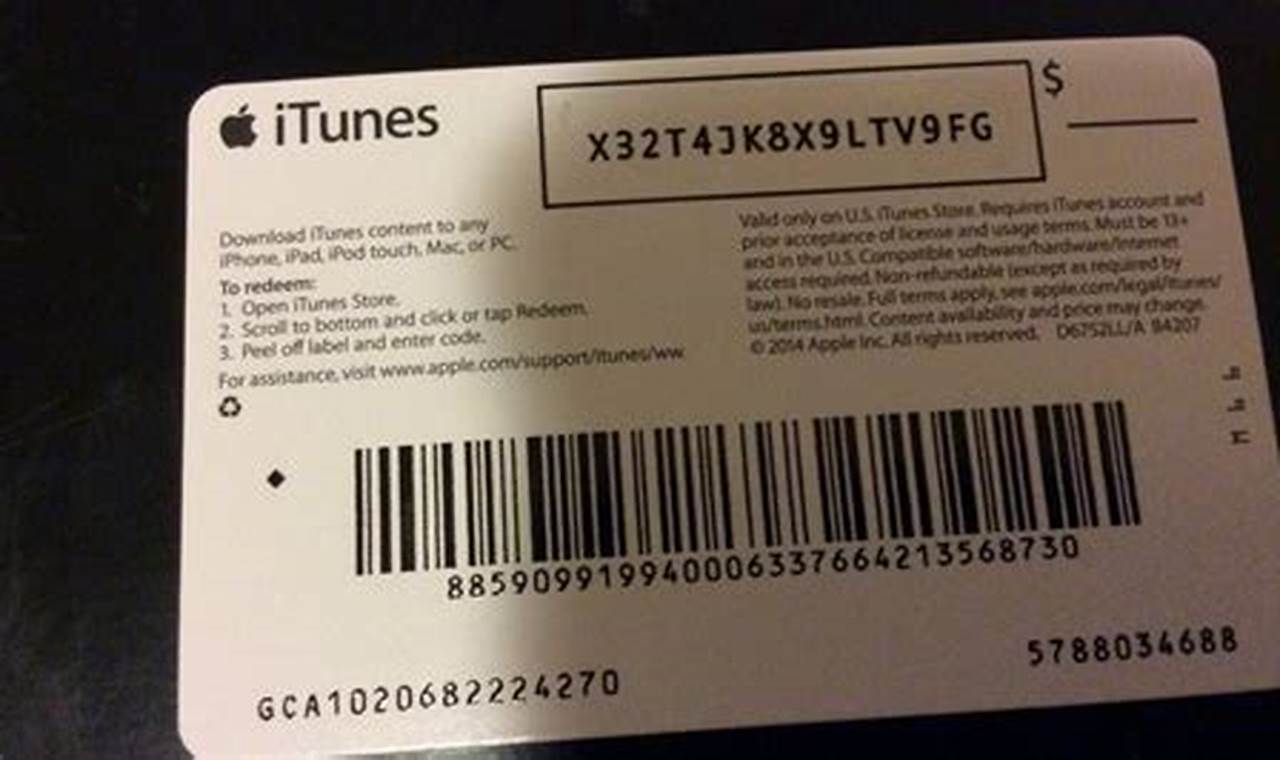 Apple Card Codes 2024