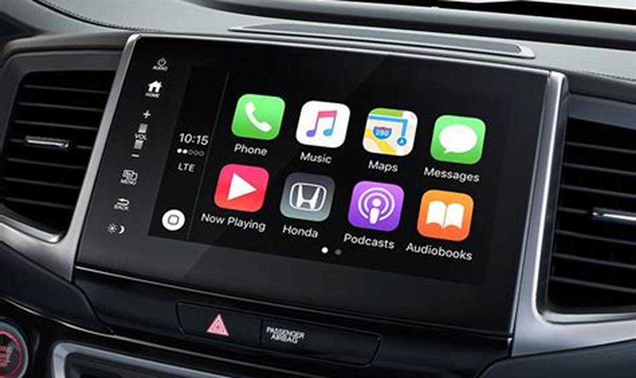 Apple Carplay Honda Ridgeline 2024