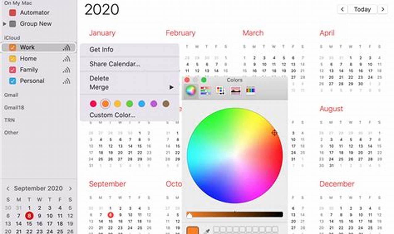Apple Default Calendar