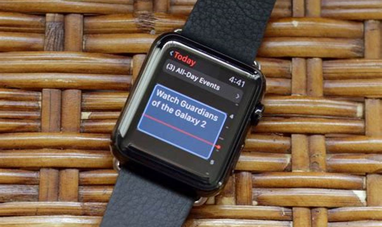 Apple Watch Calendar Not Syncing