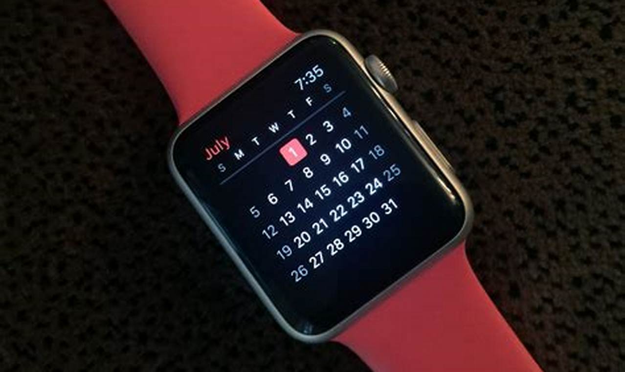 Apple Watch Outlook Calendar
