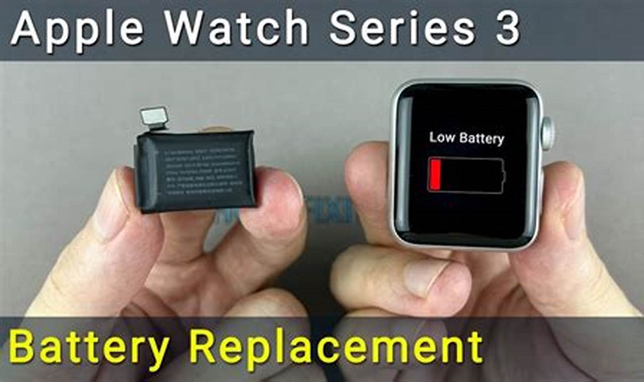 Apple Watch Series 3 Battery Draining Fast