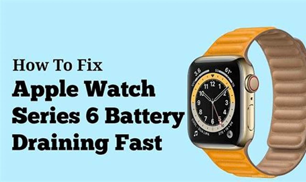 Apple Watch Update Battery Drain