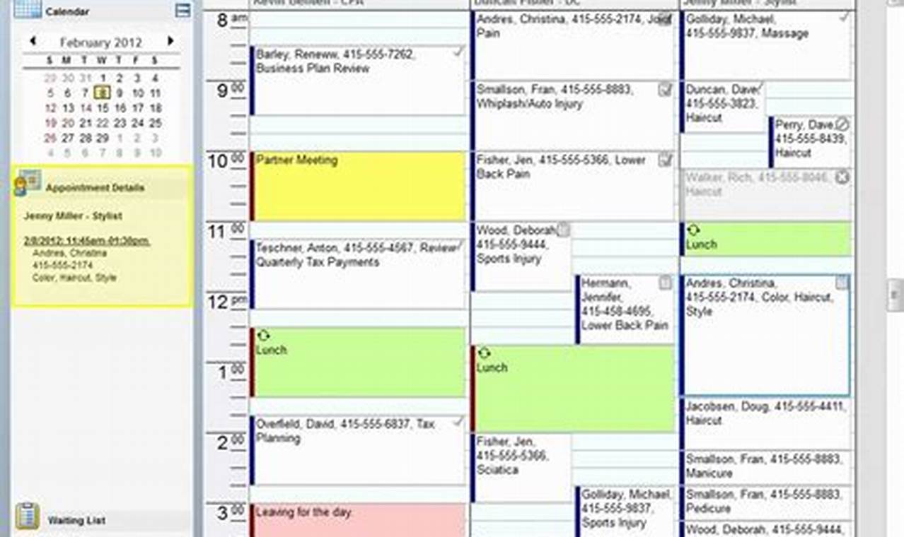 Appointment Calendar Software Free Download