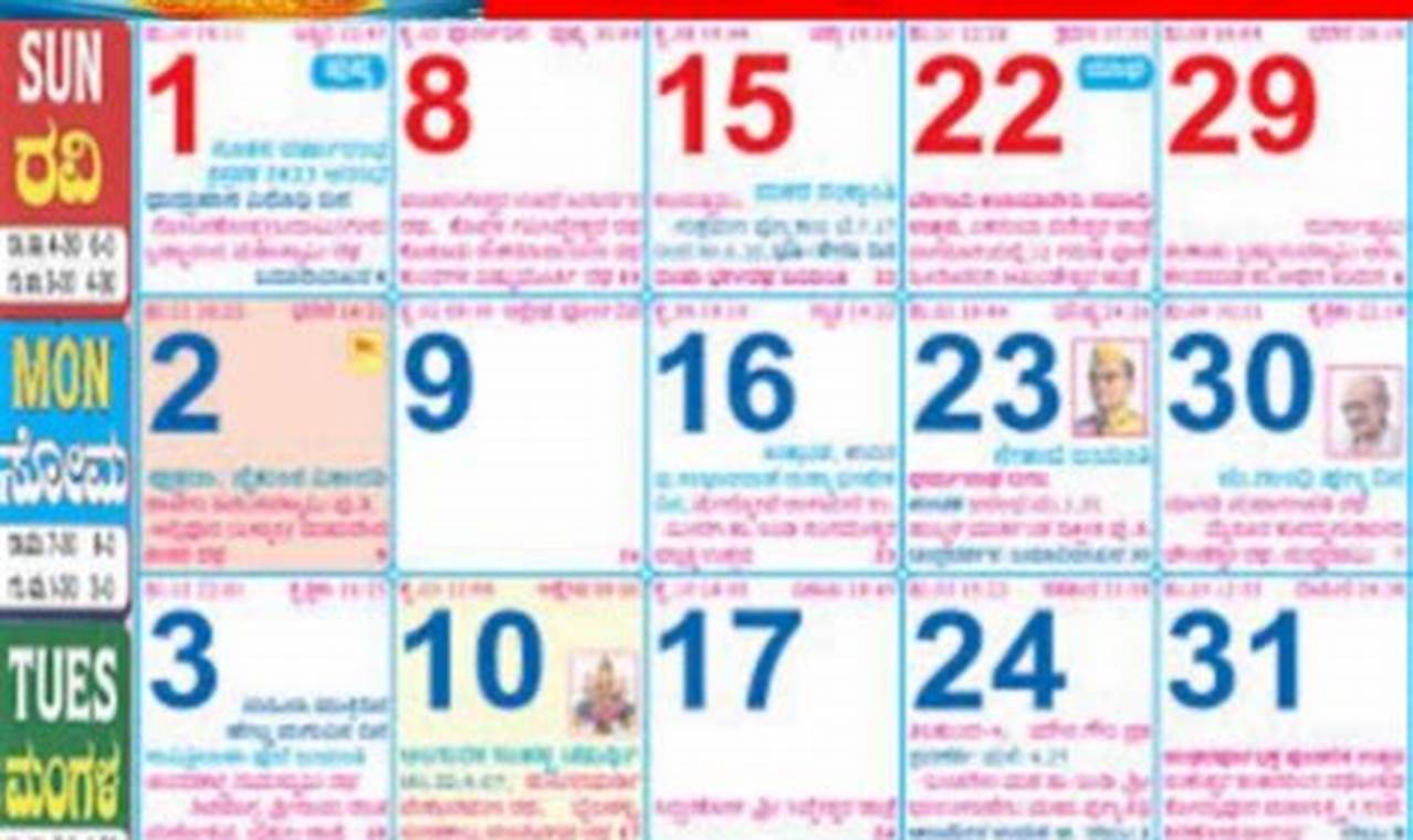 April 2024 Hindu Calendar Kannada Pdf